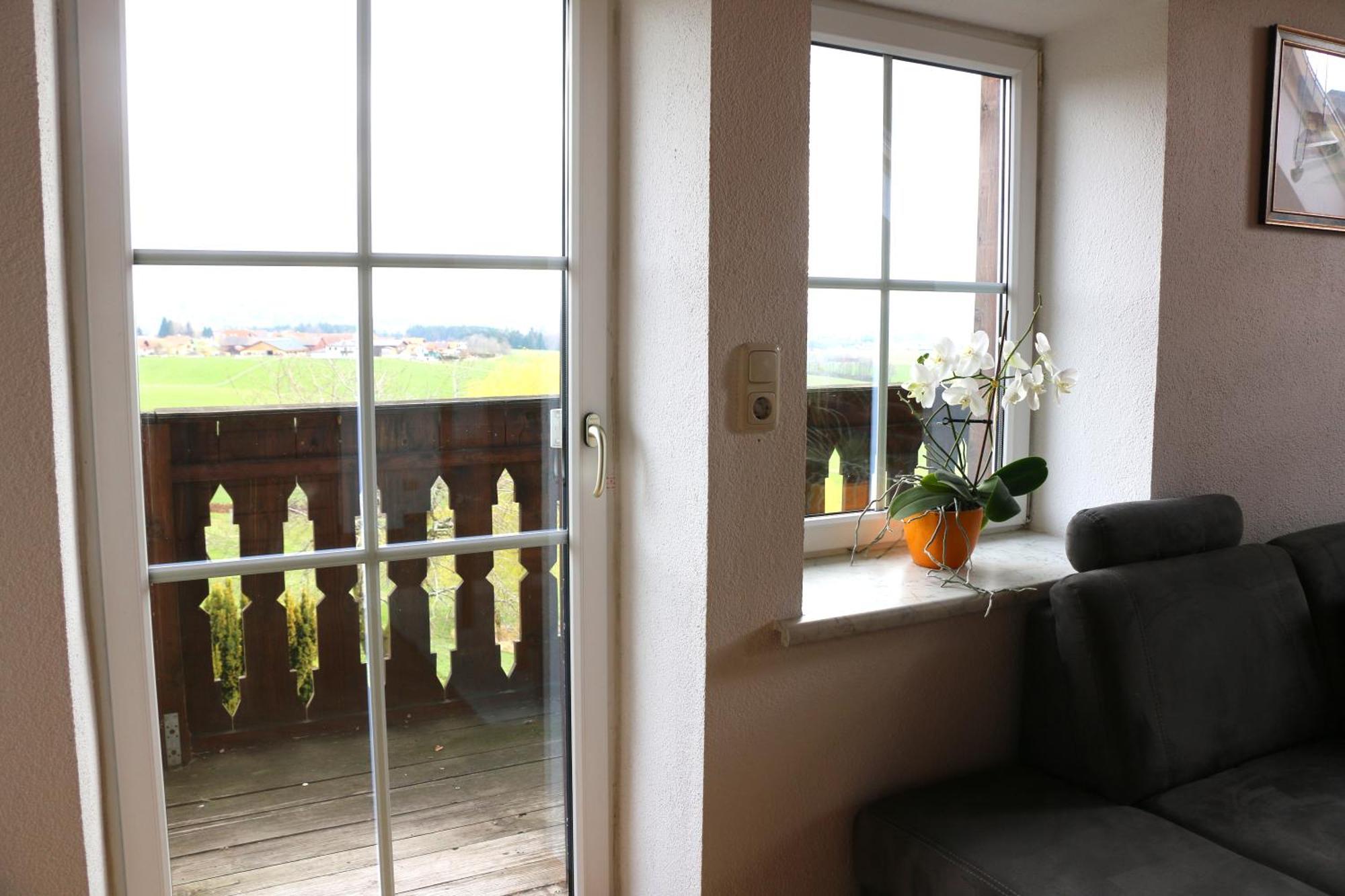 Ferienwohnung Am Bio-Bauernhof โอแบร์ทรุม อัม เซ ภายนอก รูปภาพ